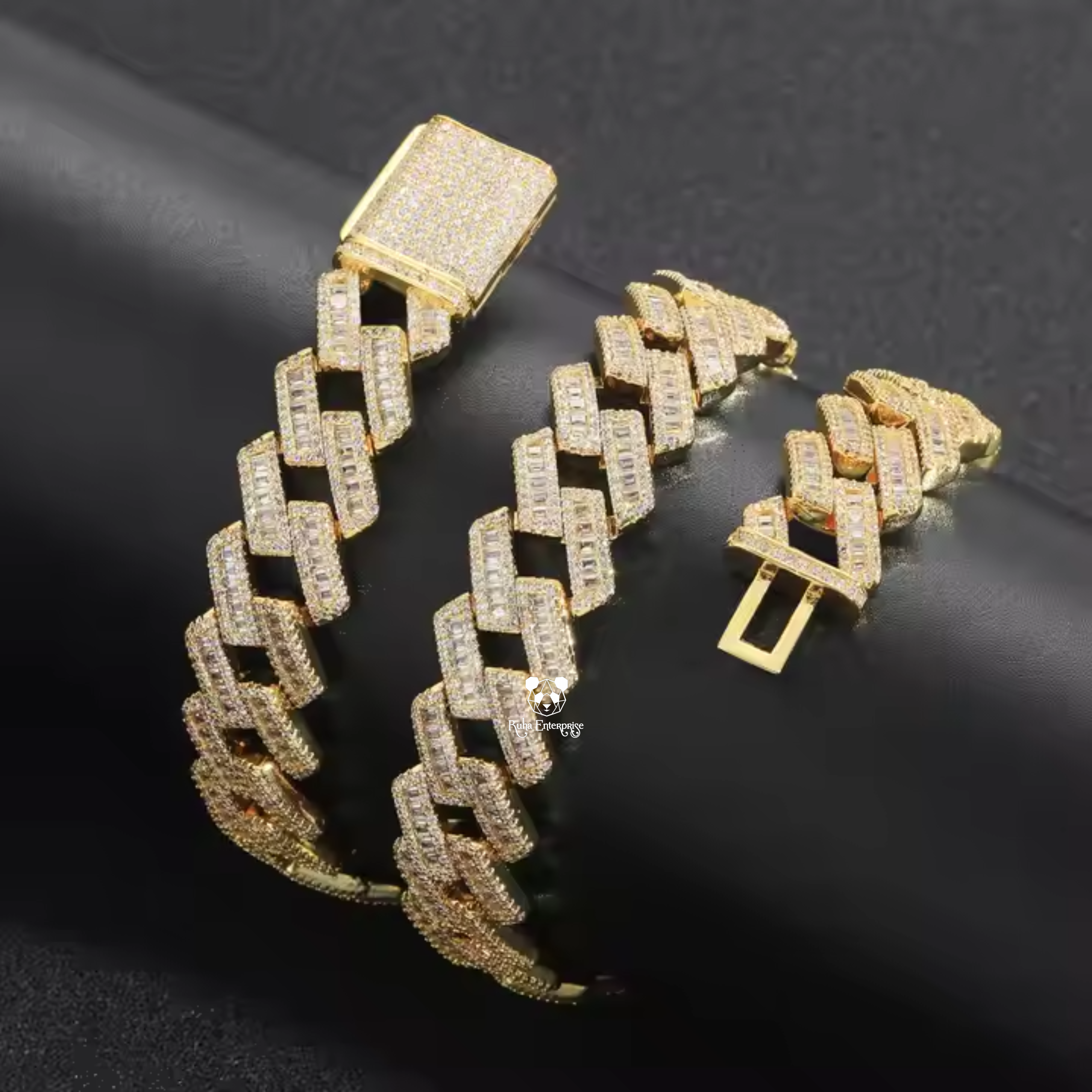 16 MM Micro Pave Cuban Link Chain | 925 Sterling Silver Hip Hop Jewelry