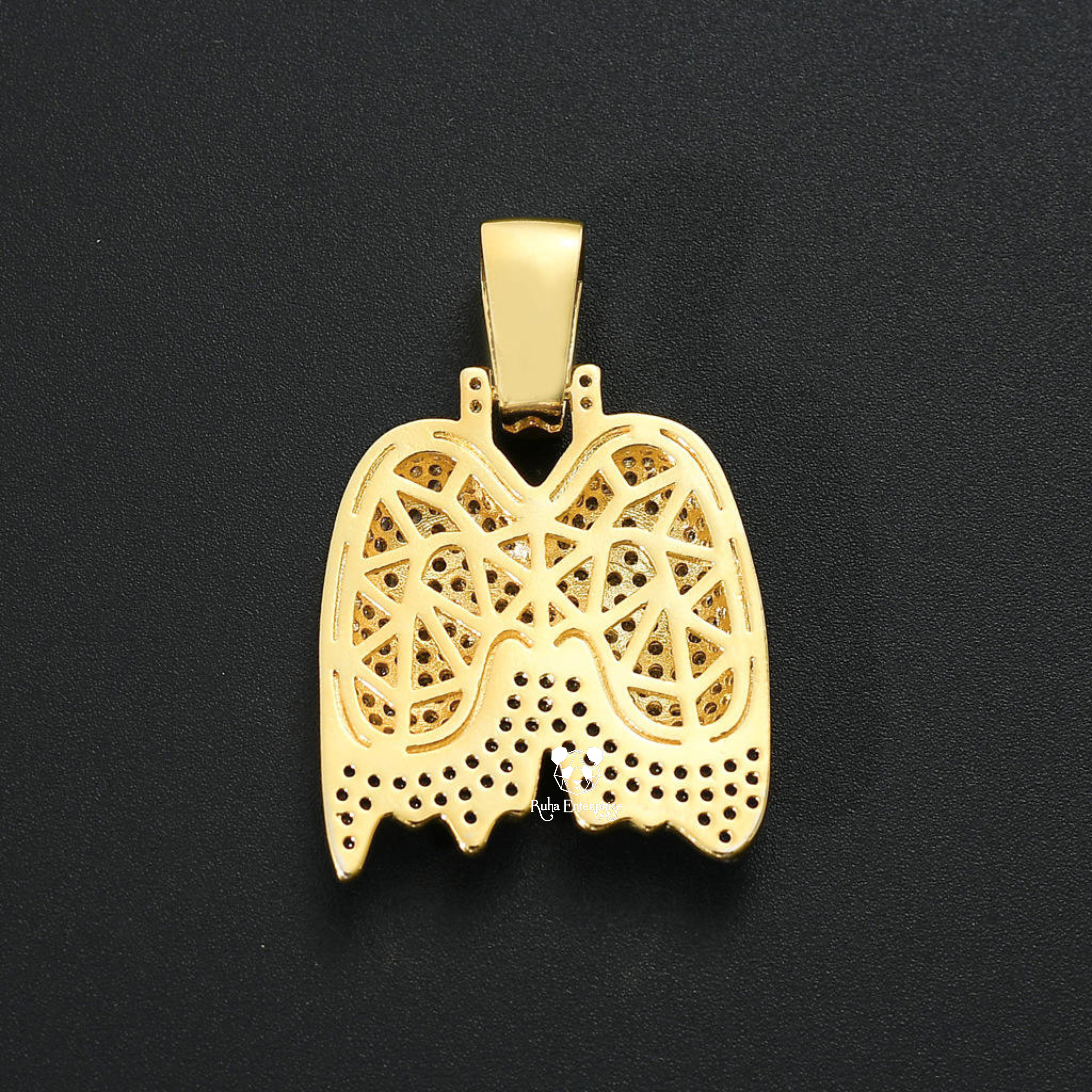 A to Z Moissanite Drip Letter Pendant | Iced Out Hip Hop Jewelry
