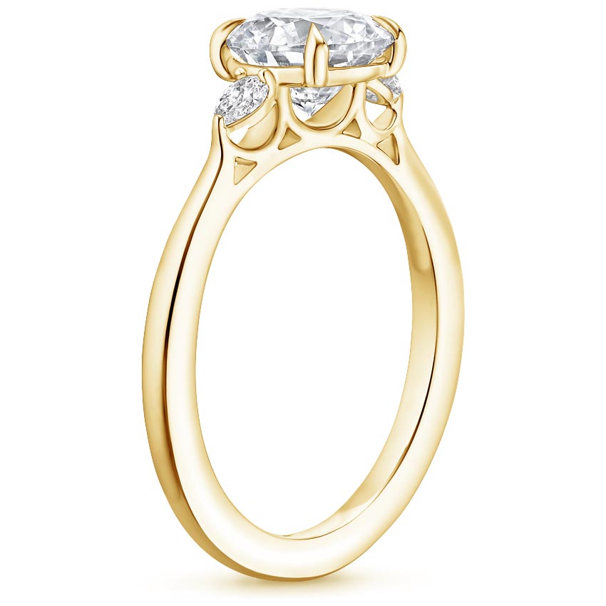 Classic Asscher Cut Three Stone Bridal Ring Set | Moissanite | 925 Sterling Silver